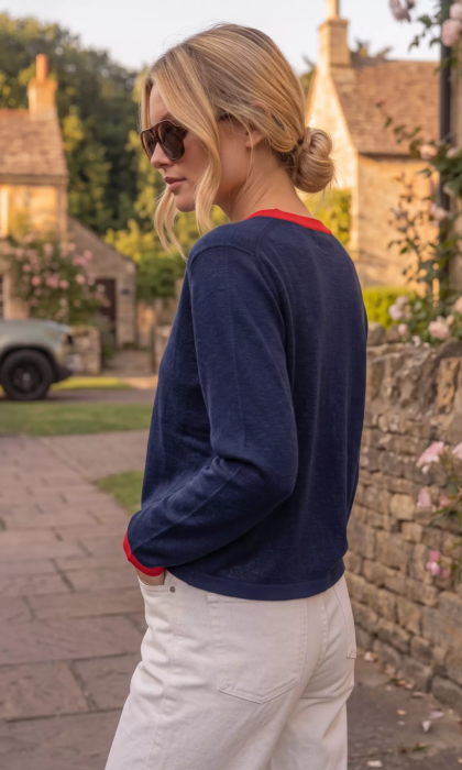 preppy trui