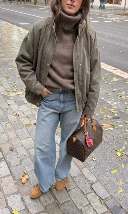 khaki bomber kilky